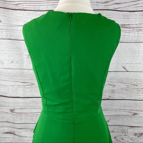 Meng Fei Lu green drape neck sheath dress - Picture 9 of 15